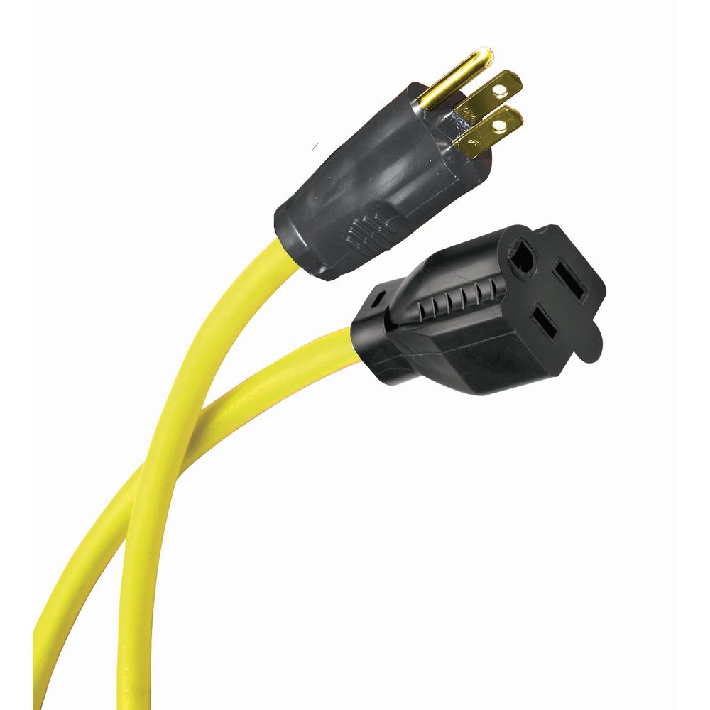 Husky 25 Ft. 12/3 Extension Cord, Yellow – Anderson Connections, LLC