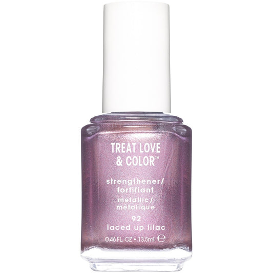Essie Treat Love Color Strengthener Nail Polish  Laced up Lilac  0.46 Fl Oz Bottle