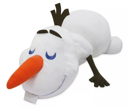 Disney 24" Cuddleez Olaf Snow Man Frozen Plush - Cuddle Must Have Fans - Plush Perfect for Traveling, Car Rides, Nap Time & Play! (Olaf)