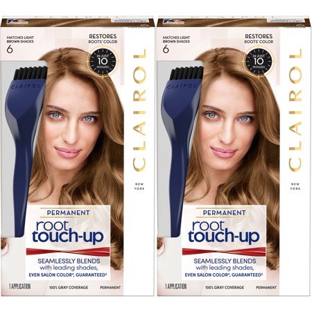 Clairol Nice N Easy Root Touch-up Permanent Hair Color, 6 Light Brown - 1 | CVS
